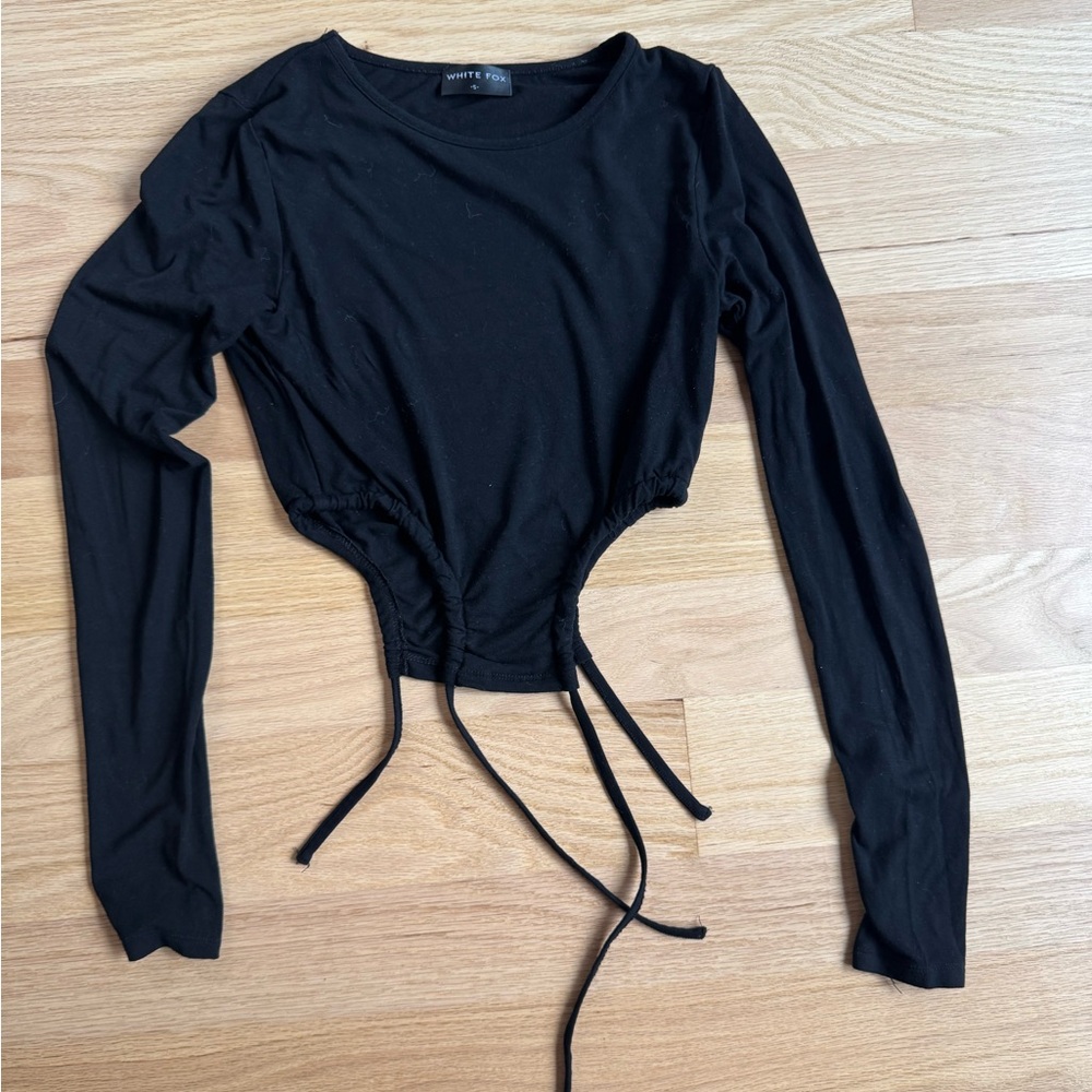 Black Long Sleeve Top